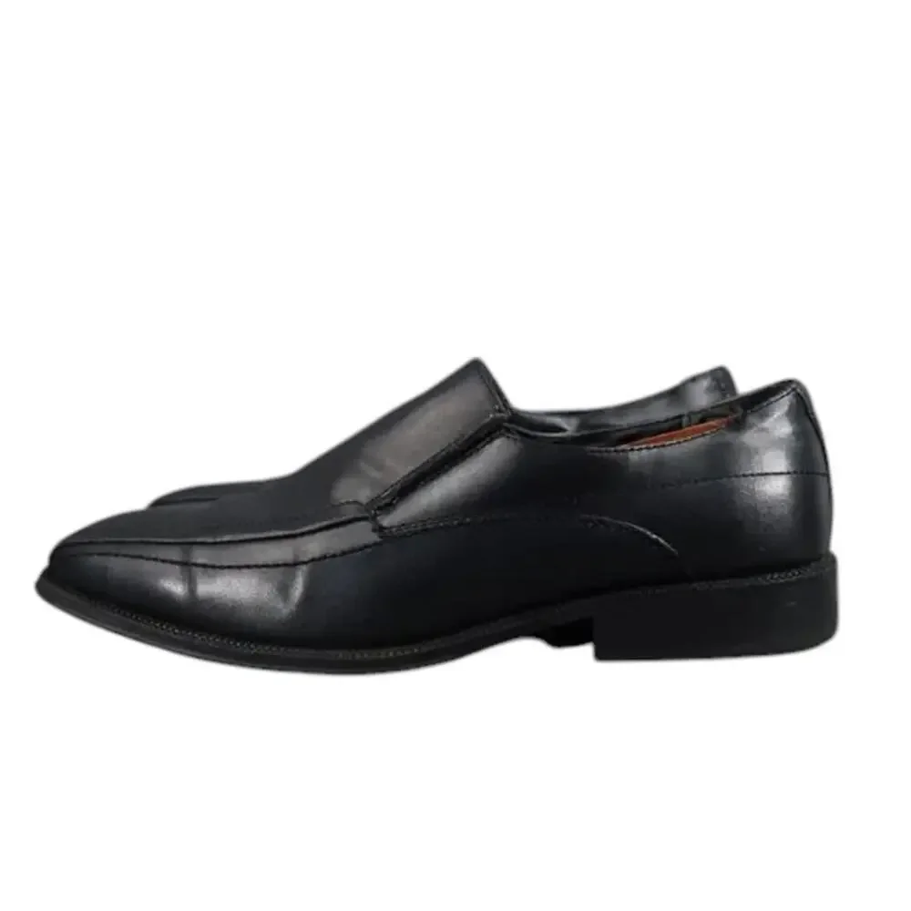 Alfani Shoes Mens 12 Loafer Slip On Dress Formal Classic Ascher Square Toe Black